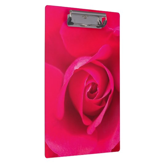Romantische Rosa Rose v2 Klemmbrett (Rechts)