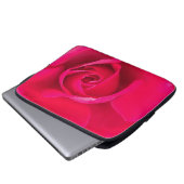 Romantische Rosa Rose v2 Laptopschutzhülle (Vorne Knopf)