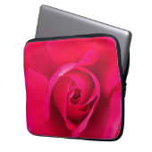Romantische Rosa Rose v2 Laptopschutzhülle (Vorderseite Links)