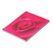 Romantische Rosa Rose v2 Notizblock (Rotiert)
