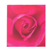 Romantische Rosa Rose v2 Notizblock (Vorderseite)