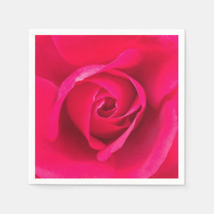 Romantische Rosa Rose v2 Serviette