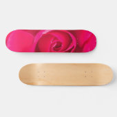 Romantische Rosa Rose v2 Skateboard (Horizontal)