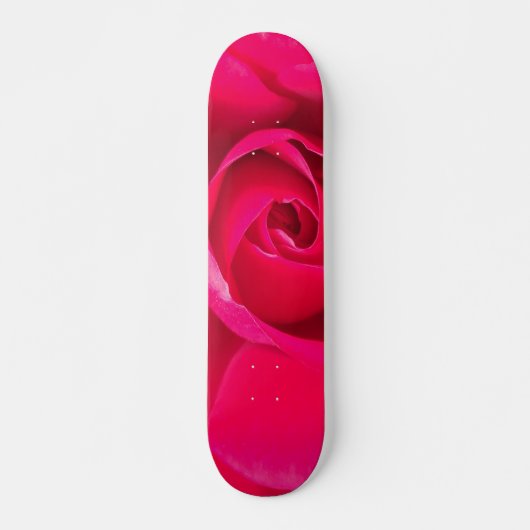 Romantische Rosa Rose v2 Skateboard (Vorne)