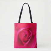 Romantische Rosa Rose v2 Tasche (Vorderseite)