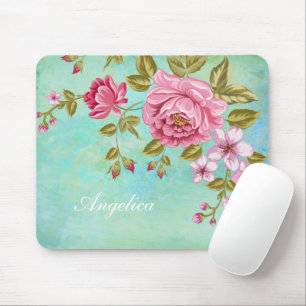 Romantische rosa Rosen, personifizieren Ihren Mousepad