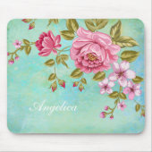 Romantische rosa Rosen, personifizieren Ihren Mousepad (Vorne)