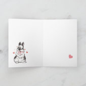 Romantische rosa Schmetterlinge & Sonnentag Karte (Innenseite)