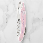 Romantische rosa und Lila Peongs-Gastgeschenke Hoc Kellnermesser (Vorderseite)