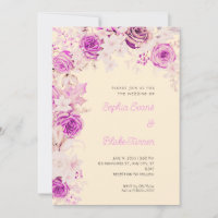 Romantische Rosa und Weiße Rosen Orangefarbene Hoc