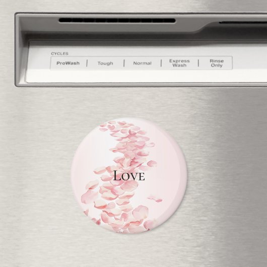 Romantische Rosatolen Magnet (In Situ (Geschirrspüler))