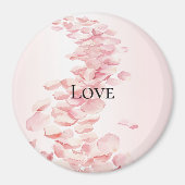 Romantische Rosatolen Magnet (Vorne)