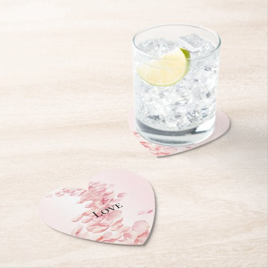 Romantische Rosatolen Untersetzer (Vor Ort)