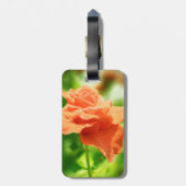Romantische Rose Blume #2 Gepäckanhänger (Rückseite vertikal)