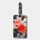Romantische Rose Blume #3 Gepäckanhänger (Rückseite vertikal)