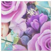 Romantische Rose Blume Garten Stoff (Nahaufnahme)