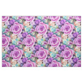 Romantische Rose Blume Garten Stoff (Fat Quarter (45,7 x 55,9 cm))