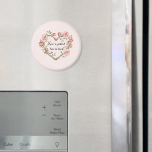 Romantische Rose Blumenkohl Liebe Magnet