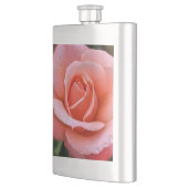 Romantische Rose Botanische Kunst Flachmann (Links)