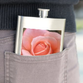Romantische Rose Botanische Kunst Flachmann (Beispiel)