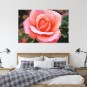 Romantische Rose Botanische Kunst Leinwanddruck (Insitu (Schlafzimmer))