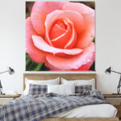 Romantische Rose Botanische Kunst Leinwanddruck (Insitu (Schlafzimmer))