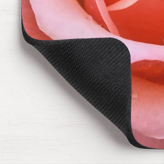 Romantische Rose Botanische Kunst Mousepad (Ecke)