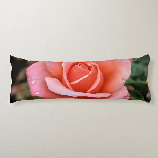 Romantische Rose Botanische Kunst Seitenschläferkissen (Vorderseite)