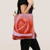 Romantische Rose Botanische Kunst Tasche (Von Nahem)