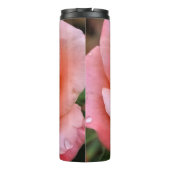 Romantische Rose Botanische Kunst Thermosbecher (Rückseite)