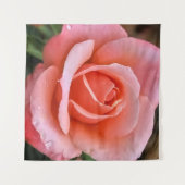 Romantische Rose Botanische Kunst Wandteppich (Vorderseite (Horizontal))