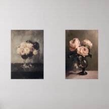 Romantische Rose Bouquet in Vase - Klassisches Sti