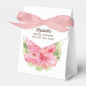 Romantische Rose Brautparty Geschenkschachtel (Vorderseite)