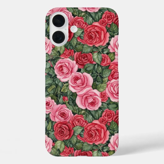 Romantische Rose Case-Mate iPhone Hülle (Rückseite)