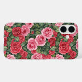Romantische Rose Case-Mate iPhone Hülle (Rückseite (Horizontal))