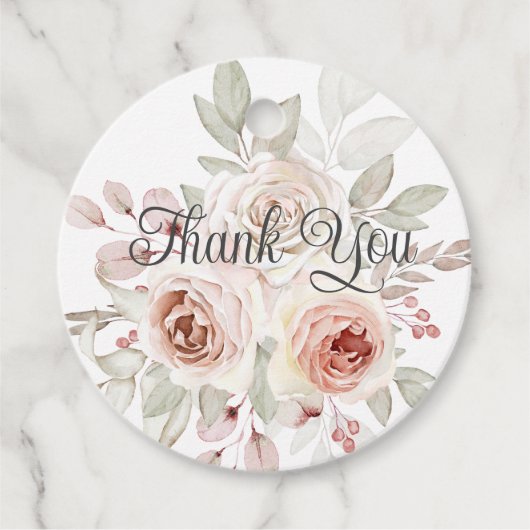 ROMANTISCHE ROSE DANKE GESCHENKANHÄNGER (Vorderseite)