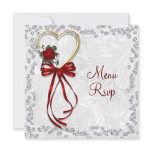 Romantische Rose, Diamanten und Hochzeiten mit rot