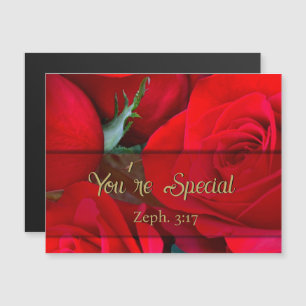 Romantische Rose Du bist etwas Besonderes Magnet