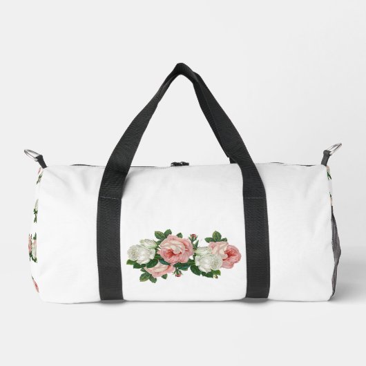 Romantische Rose Duffle Bag (Vorderseite)