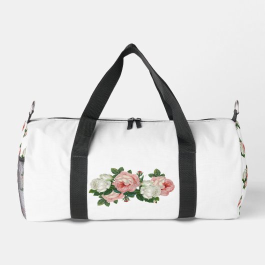 Romantische Rose Duffle Bag (Rückseite)
