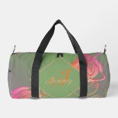 Romantische Rose Duffle Bag (Rückseite)