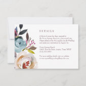 Romantische Rose - Einladungs-Karte RSVP Karte (Vorderseite)