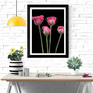 Romantische Rose Fotodruck