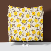 Romantische Rose Garden Fleece Blanket