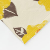 Romantische Rose Garden Fleece Blanket (Ecke)