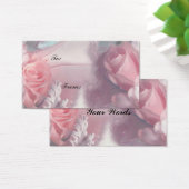 Romantische Rose - Geschenk-Tag (Schreibtisch)
