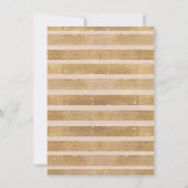 Romantische Rose Gold Fall Wreath SWEET 16 Monogra Einladung (Rückseite)