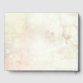 Romantische Rose Hochzeit Gästebuch (Rückseite)