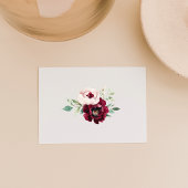 Romantische Rose Hochzeitsaktionskarte RSVP Karte