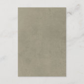 Romantische Rose Hochzeitsempfang in Rosa Begleitkarte (Rückseite)